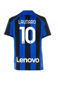 Inter Milan Lautaro Martinez #10 Fotballdrakt Hjemme Klær 2022-23 Korte ermer